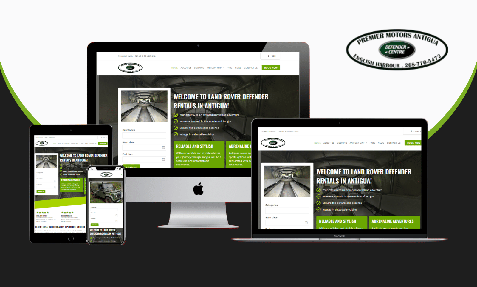 Antigua Defenders – Car Retal System Integration